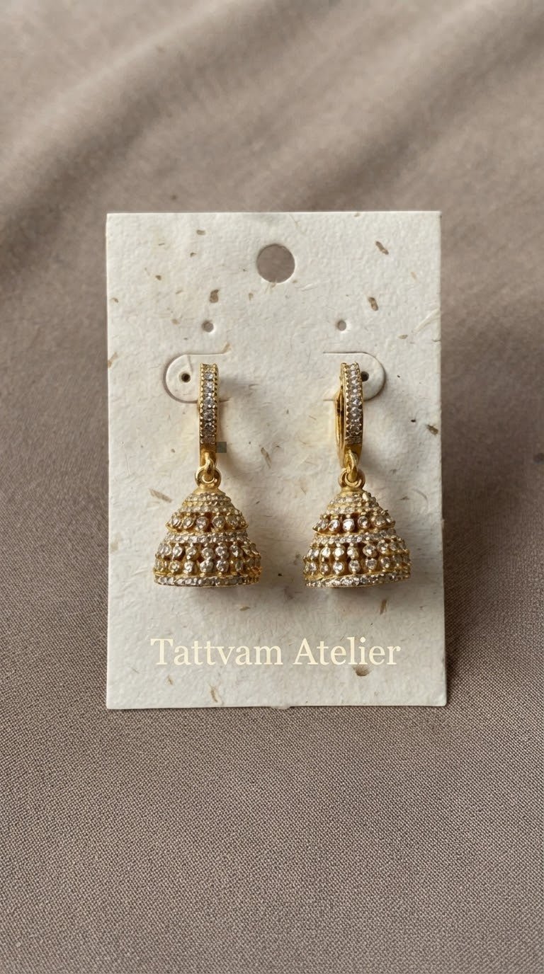 Sandhya Mini Jhumka - Tattvam.atelier